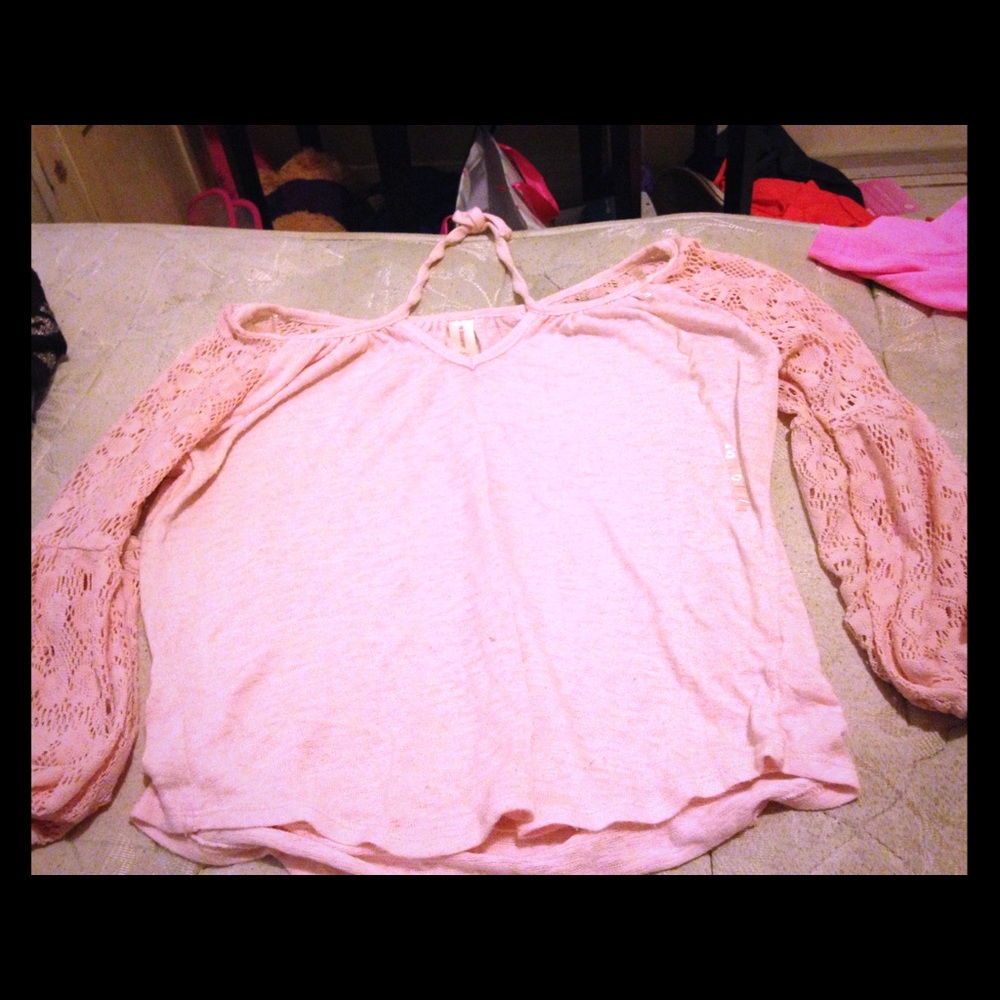 Pink long sleeve shirt
